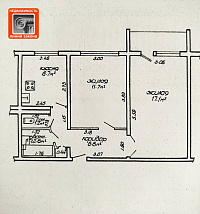 2 к. кв-ра, ул. Телегина, д. 19, г. Гомель ID: 99944