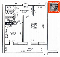 1 к. кв-ра, ул. Народного Ополчения, д. 3, г. Гомель ID: 99834