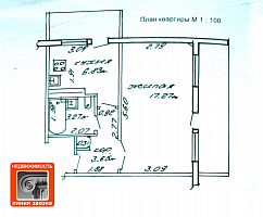 1 к. кв-ра, ул. Свиридова, д. 3, г. Гомель ID: 99895