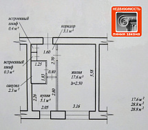 1 к. кв-ра, г. Речица, ул. Достоевского, д. 35