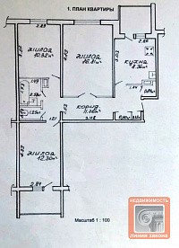 3 к. кв-ра, пр-т Речицкий, д. 87 корп. 1, г. Гомель ID: 99763