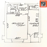 1 к. кв-ра, ул. М.Богдановича, д. 16, г. Гомель ID: 99947
