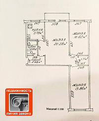 3 к. кв-ра, ул. 3-я Авиационная, д. 17, г. Гомель ID: 99865