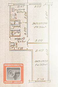 2 к. кв-ра, ул. 3-я Авиационная, д. 15А, г. Гомель ID: 99713