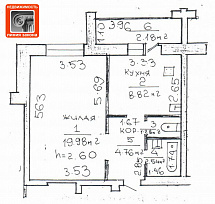 1/2 доля в 1 к. кв-ре, г. Речица, ул. Чапаева, д. 20